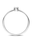 Gerhodineerd Zilver Ring Met Zirkonia 1339986 - PansiteNederland.nl