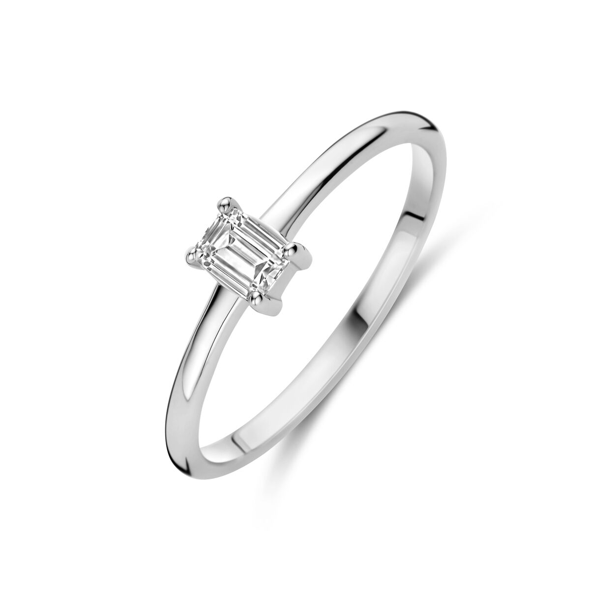 Gerhodineerd Zilver Ring Met Zirkonia 1340000 - PansiteNederland.nl