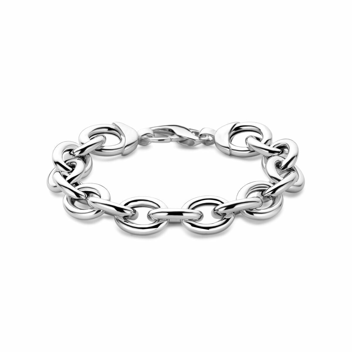 Zilver Gerhodineerd Armband Anker 13 Mm 19,5 Cm 1340014 - PansiteNederland.nl