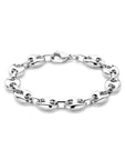 Zilver Gerhodineerd Armband Koffieboon 11 Mm 20 Cm 1340015 - PansiteNederland.nl