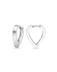 Zilver Gerhodineerd Klapoorringen Mat 15 Mm 1340031 - PansiteNederland.nl