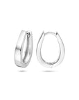 Zilver Gerhodineerd Klapoorringen 18 Mm 1340032 - PansiteNederland.nl