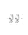 Zilver Gerhodineerd Klapoorringen 18 Mm 1340032 - PansiteNederland.nl