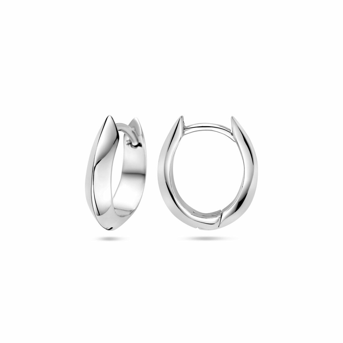 Zilver Gerhodineerd Klapoorringen 16 Mm 1340034 - PansiteNederland.nl