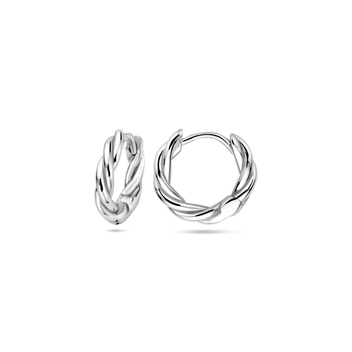 Oorbellen buis 2,5 mm zilver