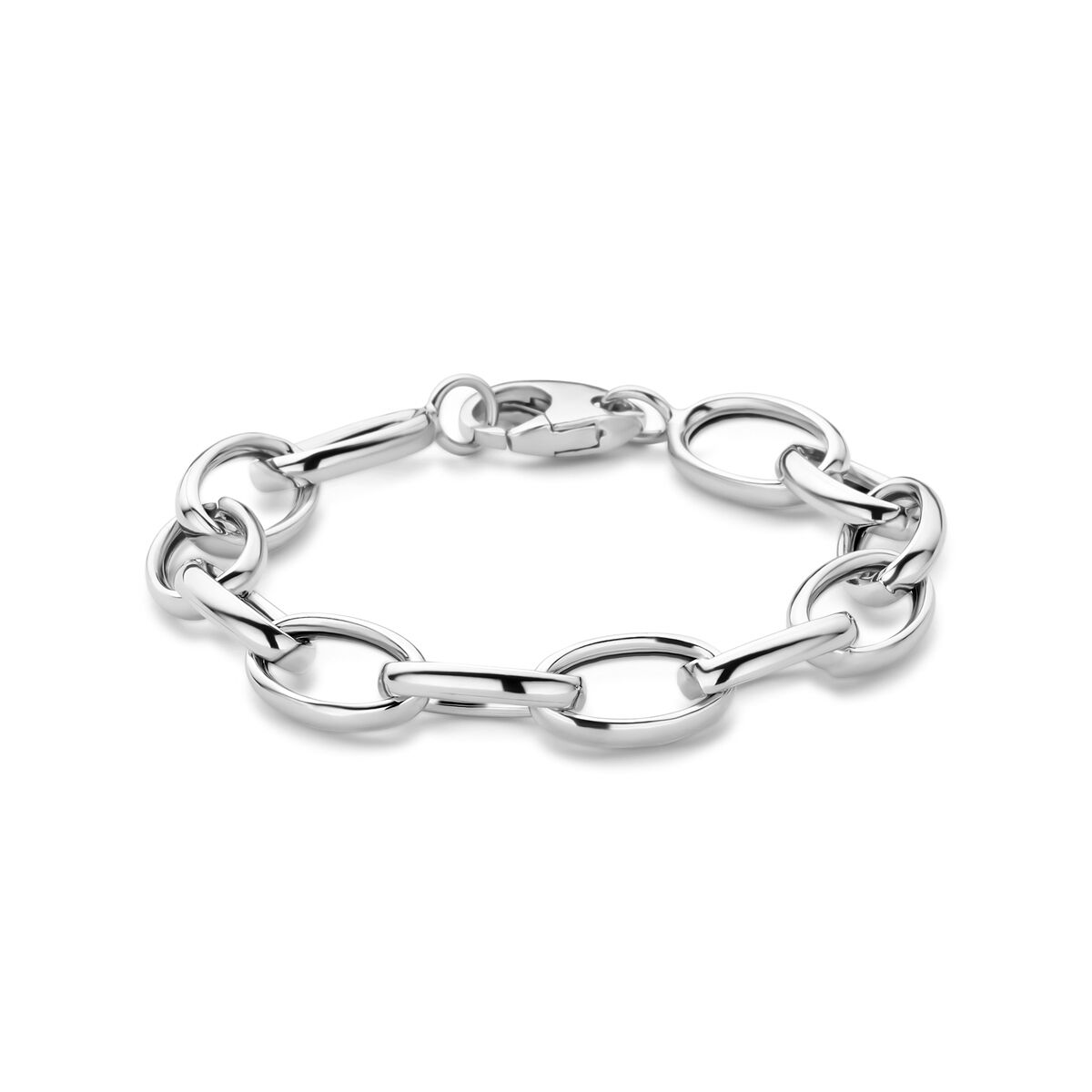 Zilver Gerhodineerd Armband Anker 10 Mm 17 Cm 1340049 - PansiteNederland.nl