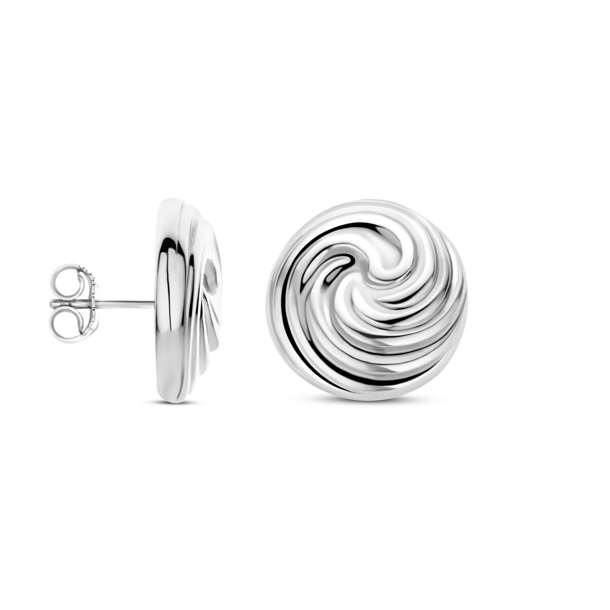 Zilver Gerhodineerd Oorknoppen Knoop 18 Mm 1340050 - PansiteNederland.nl