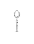 zilver gerhodineerd graveerhanger hartje glitter gediamanteerd 15 mm 1340351