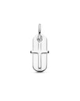 zilver gerhodineerd graveerhanger kruis 19 mm 1340354