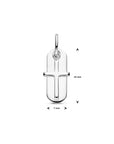 zilver gerhodineerd graveerhanger kruis 19 mm 1340354