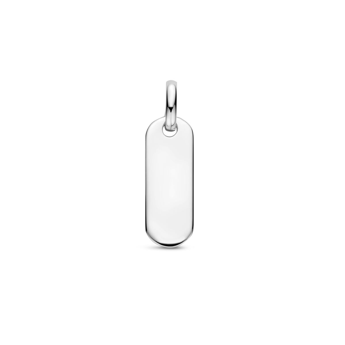 zilver gerhodineerd graveerhanger 19 mm 1340407 - PansiteNederland.nl