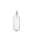 zilver gerhodineerd graveerhanger 19 mm 1340407 - PansiteNederland.nl