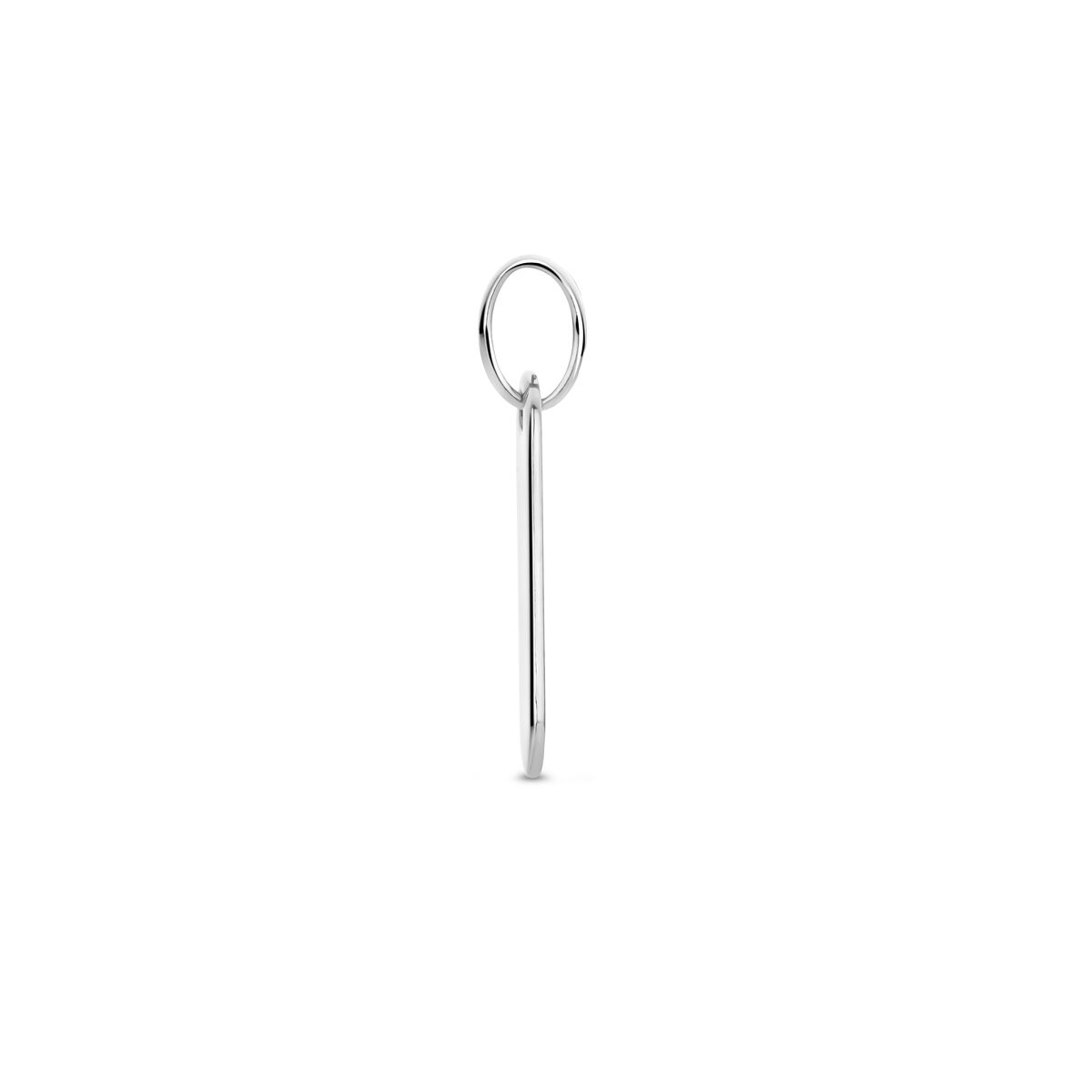 zilver gerhodineerd graveerhanger 19 mm 1340407 - PansiteNederland.nl