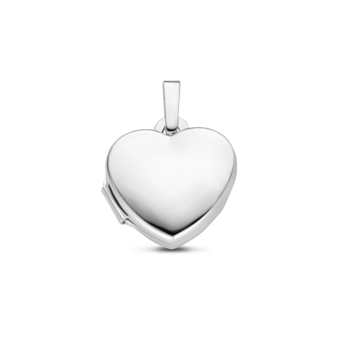 zilver gerhodineerd medaillon hartje 16 mm 1340440 - PansiteNederland.nl