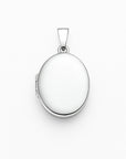 zilver gerhodineerd medaillon ovaal 33 mm 1340442 - PansiteNederland.nl