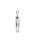 zilver gerhodineerd medaillon ovaal poli/mat 30 mm 1340460 - PansiteNederland.nl