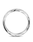 Zilver gerhodineerd ring gedraaid - 1340657 - PansiteNederland.nl