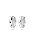 Zilver gerhodineerd klapoorringen 14,5 mm - 1340687