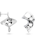 Zilver gerhodineerd oorknoppen draai 23 mm - 1340694 - PansiteNederland.nl