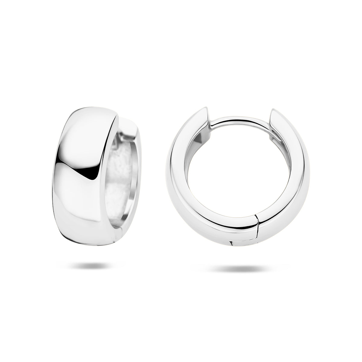Fantasy Collection Klapoorringen zilver gerhodineerd 15 mm - afbeelding 3