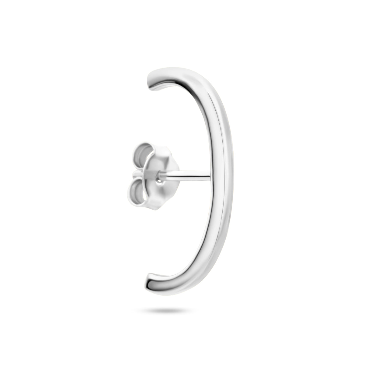 Fantasy Collection Suspender oorbel zilver gerhodineerd 19,5 mm