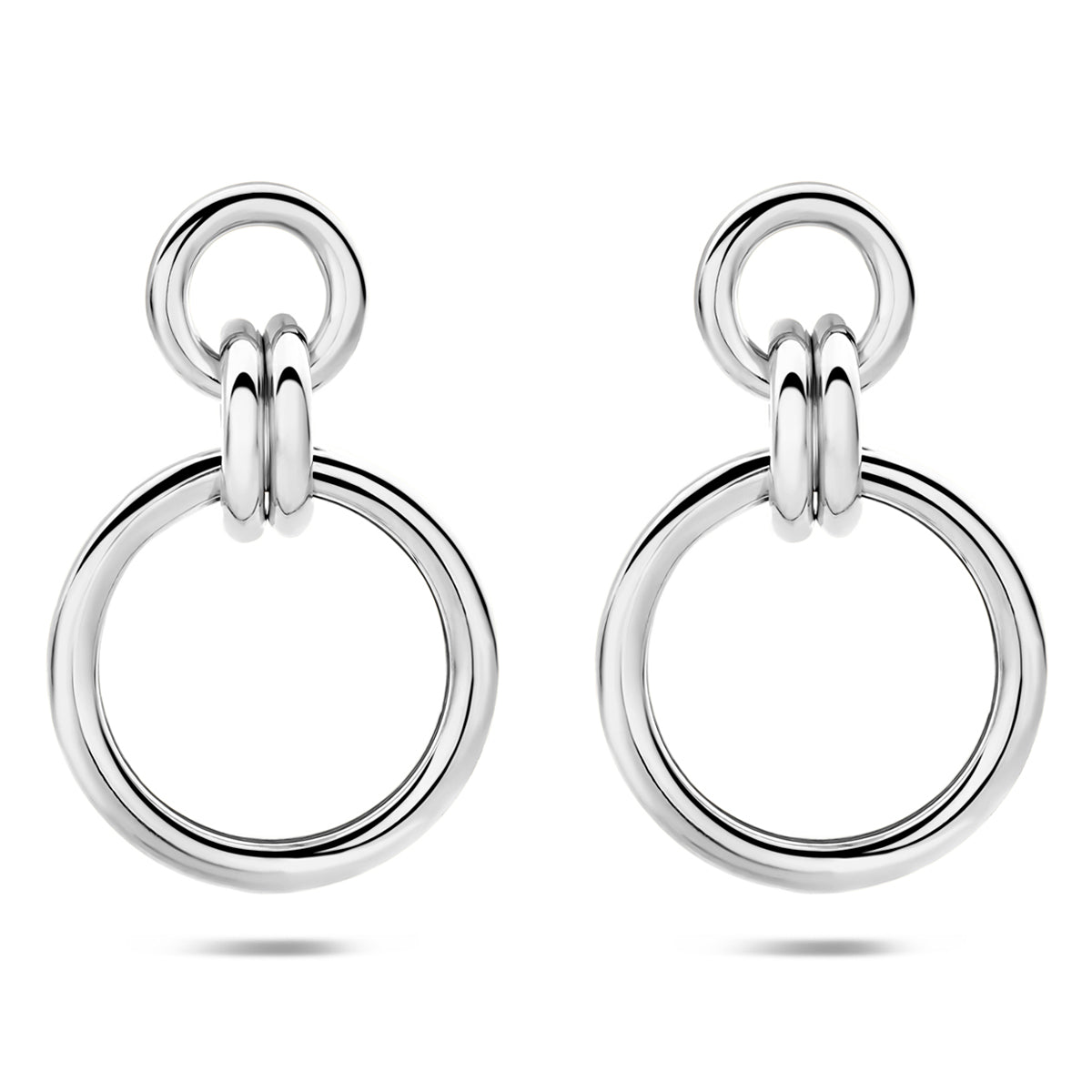 Fantasy Collection Oorhangers zilver gerhodineerd 32 mm