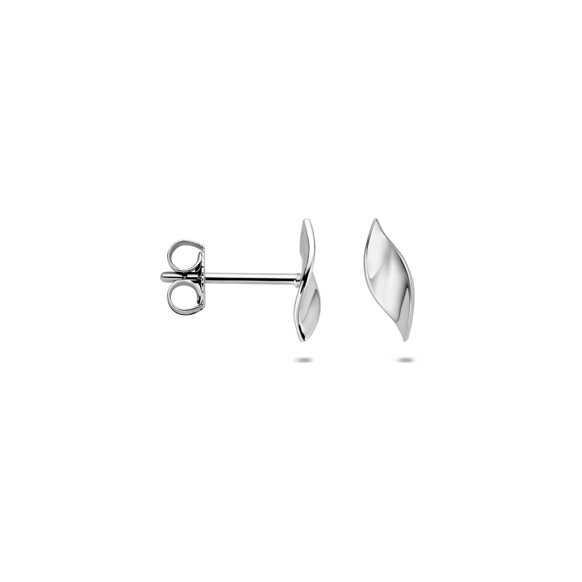 Oorknoppen zilver gerhodineerd 9,5 mm