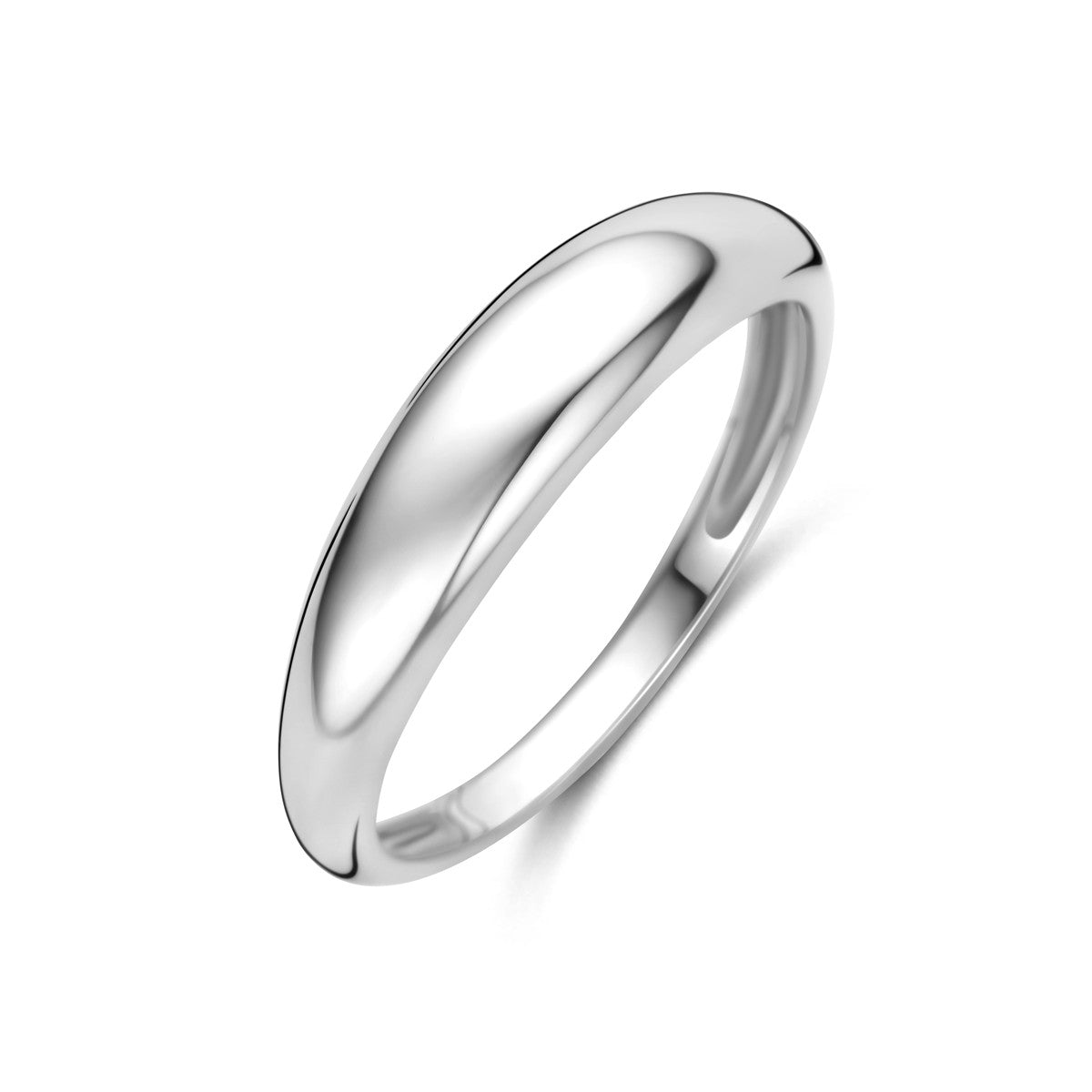 Ring zilver gerhodineerd 5 mm