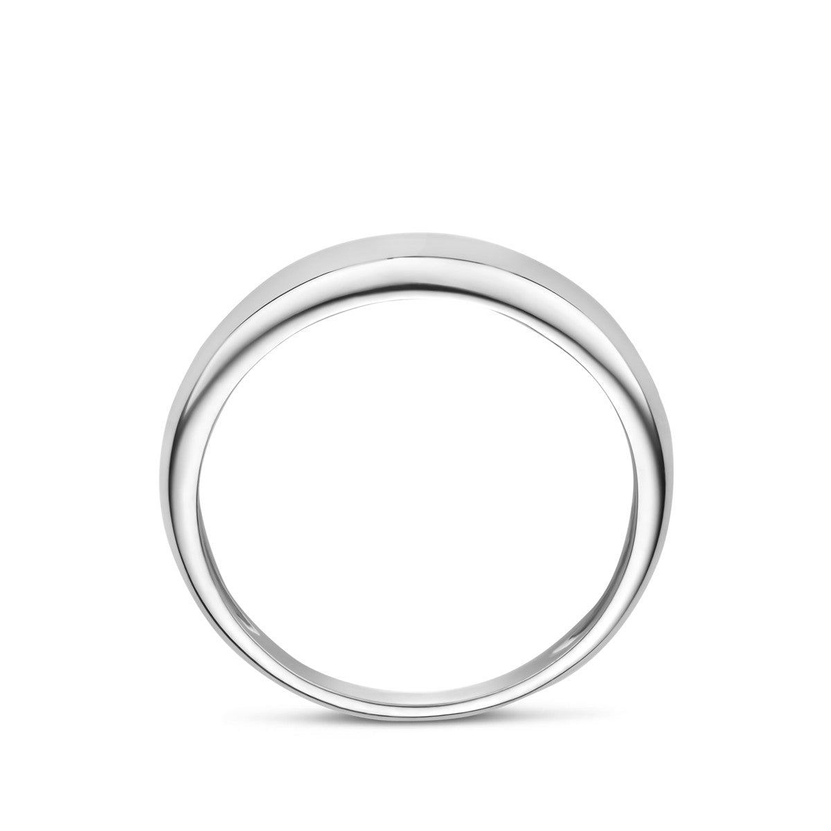 Ring zilver gerhodineerd 5 mm