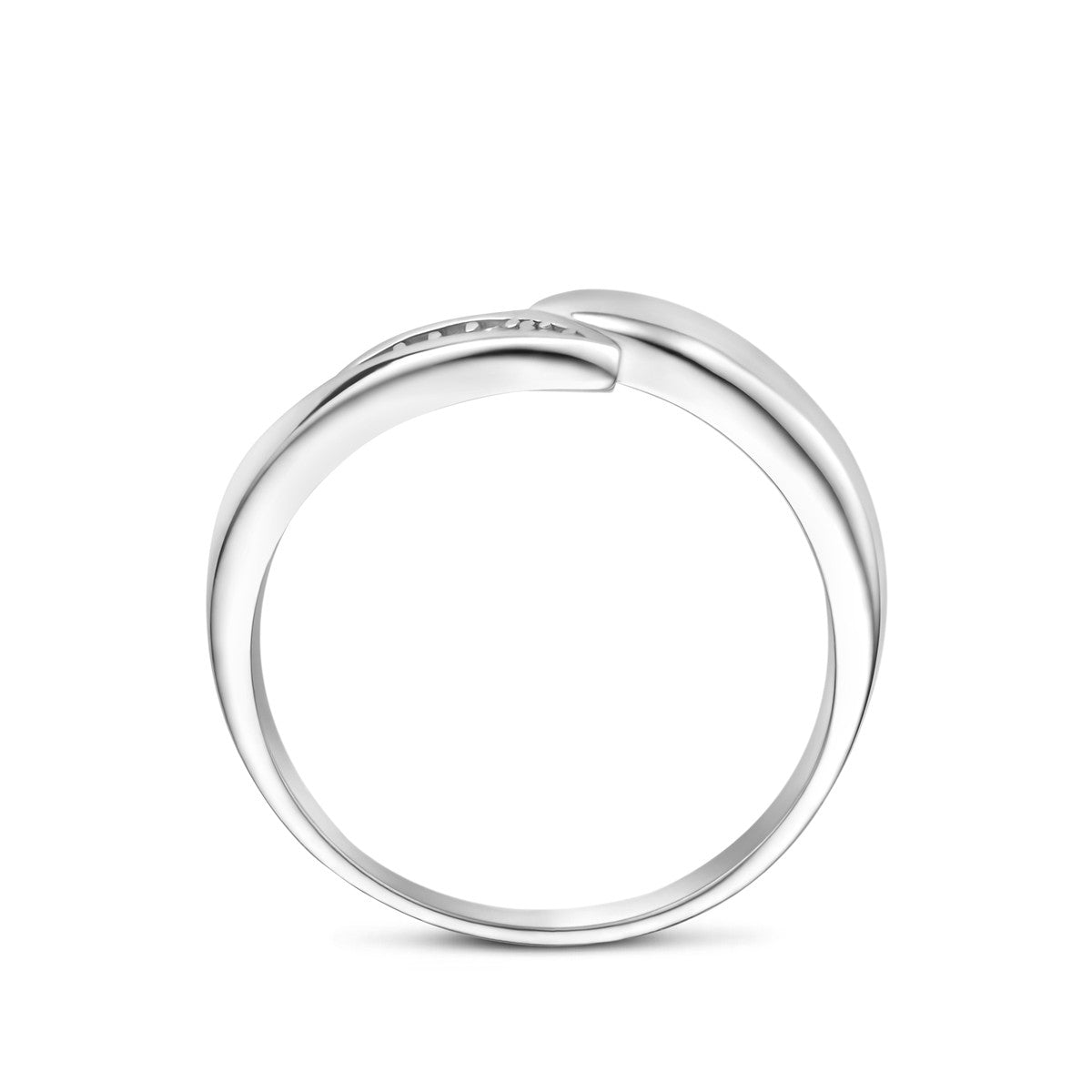 Ring zirkonia zilver gerhodineerd 1342730