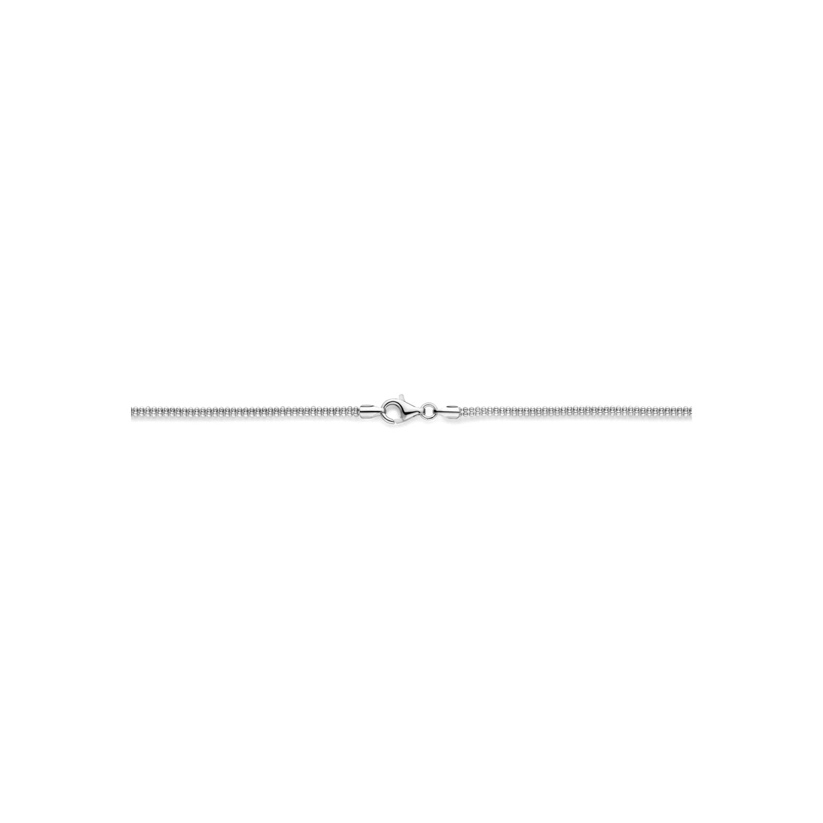 Collier 2,3 mm zilver gerhodineerd 45 cm