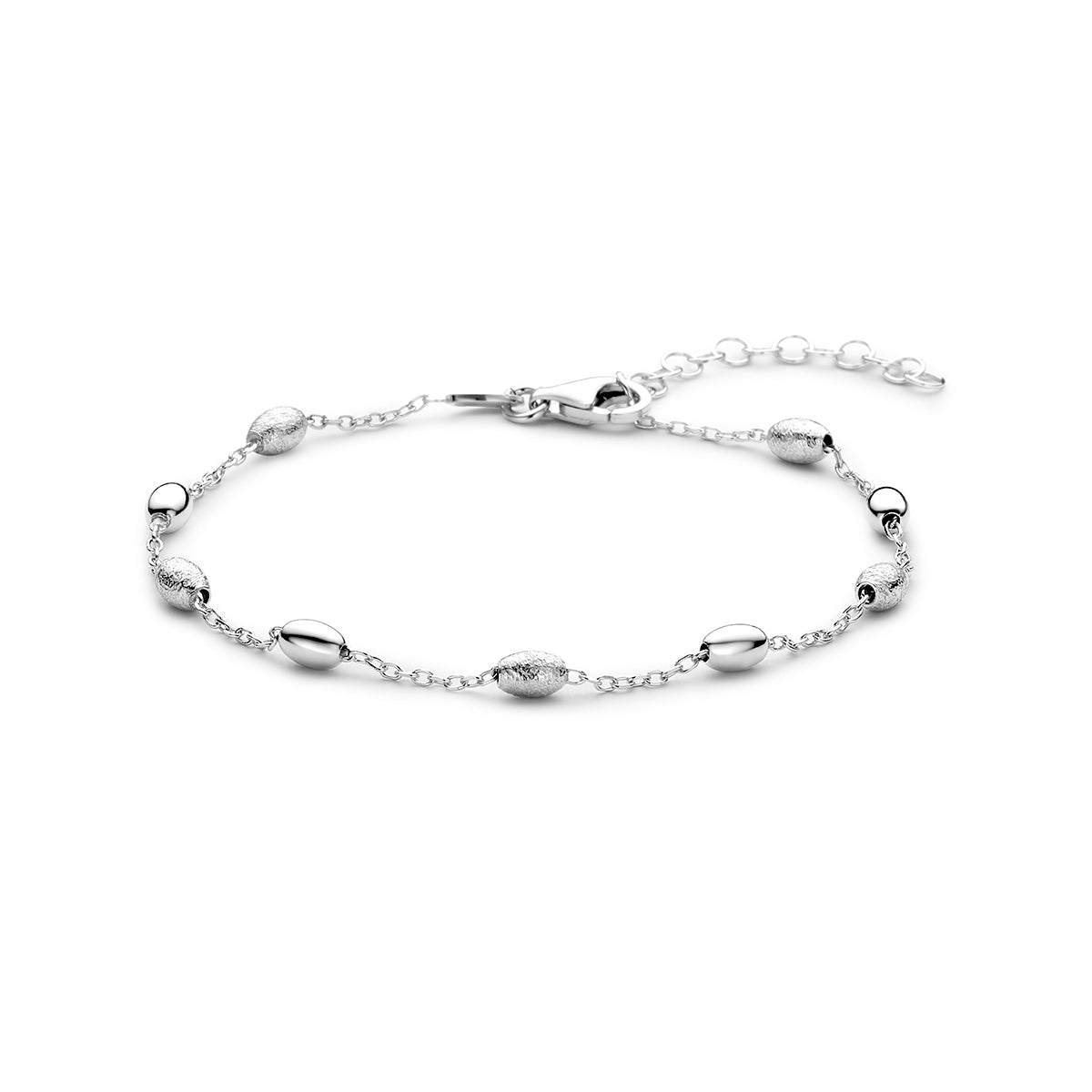 Armband zilver gerhodineerd 16 + 3 cm 1343532