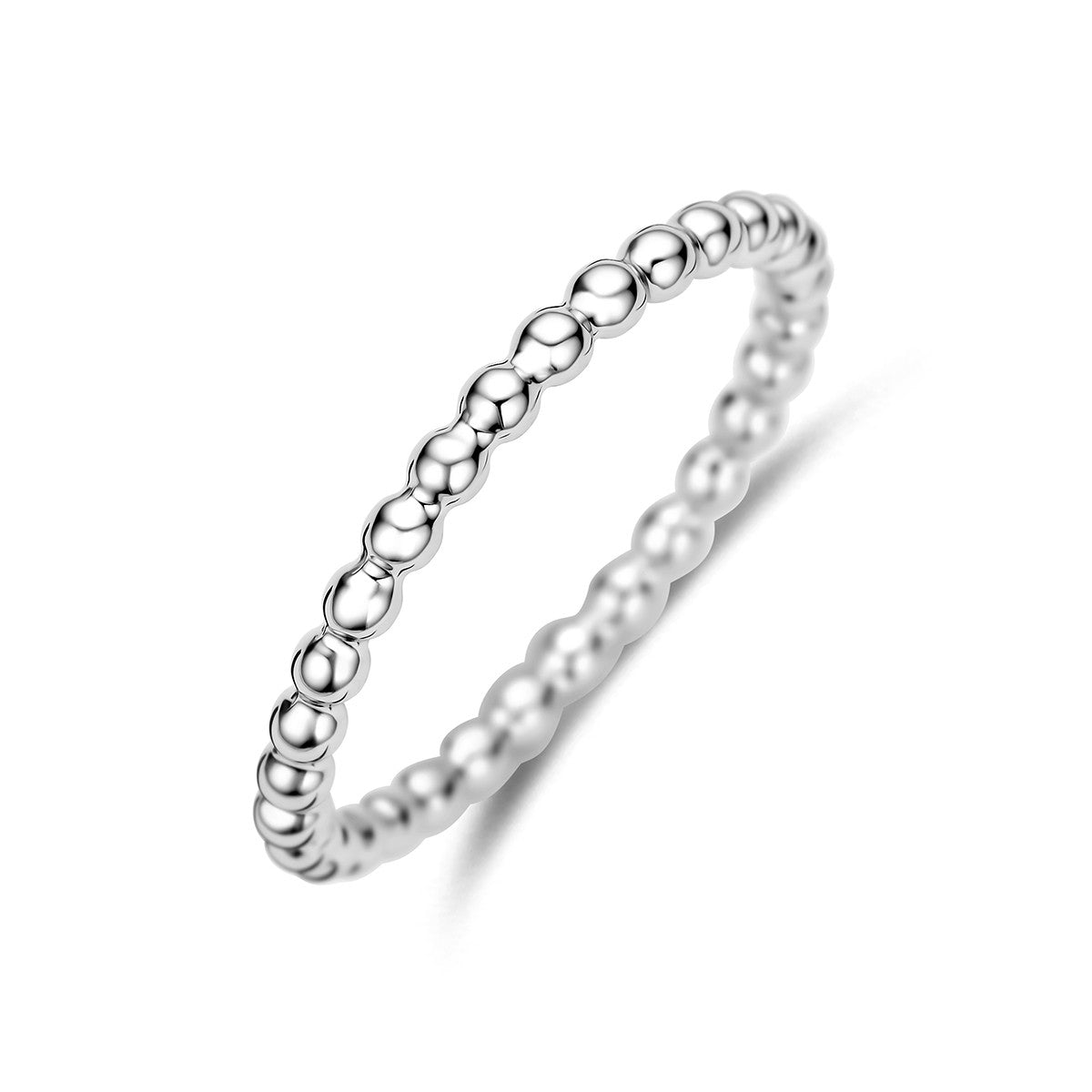 Ring zilver gerhodineerd 2 mm