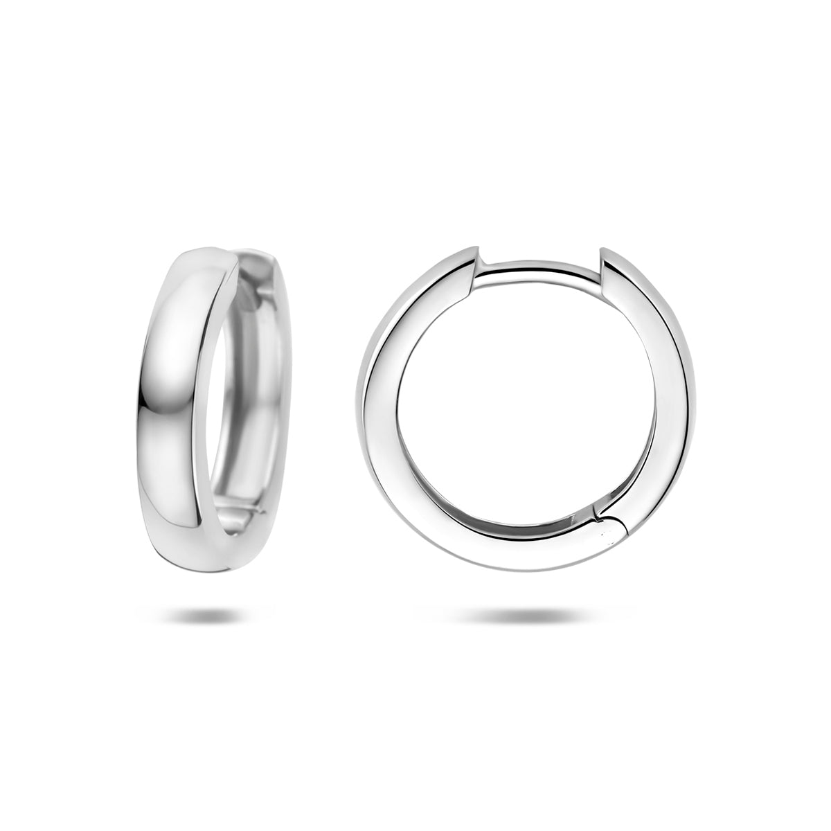 Fantasy Collection Klapoorringen zilver gerhodineerd 15,5 mm - afbeelding 3