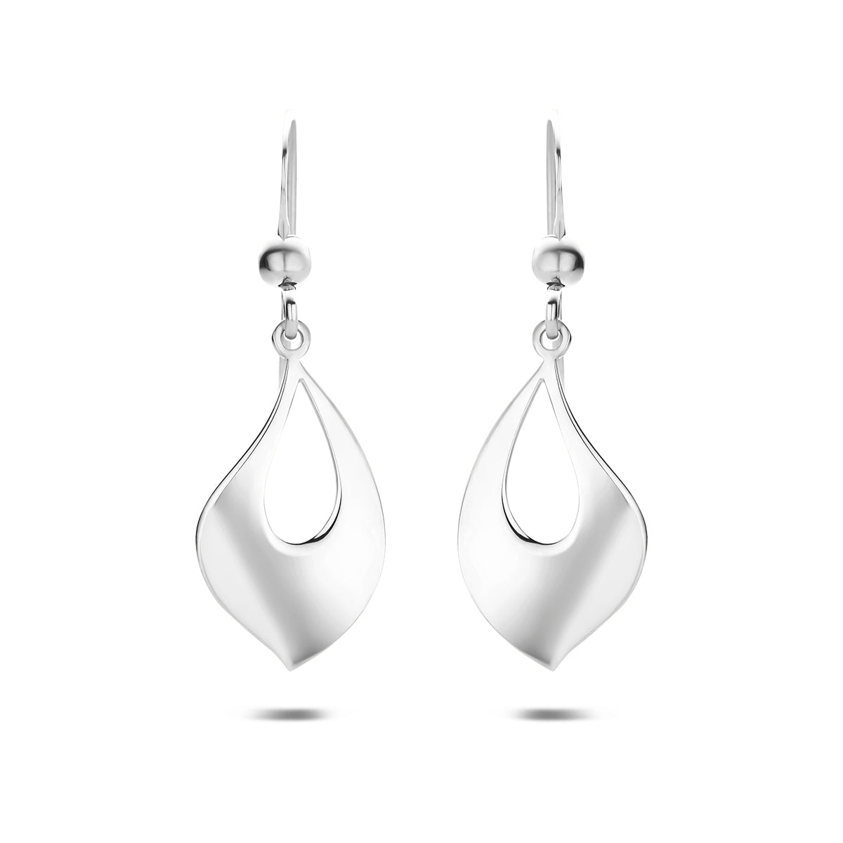 Fantasy Collection Oorhangers franse haak zilver gerhodineerd 20 mm - afbeelding 3