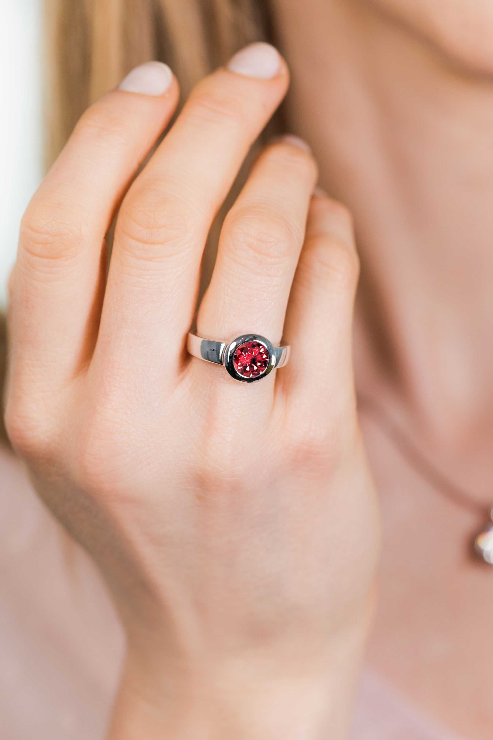 ZINZI Zilveren Ring met Zirkonia ZIR1