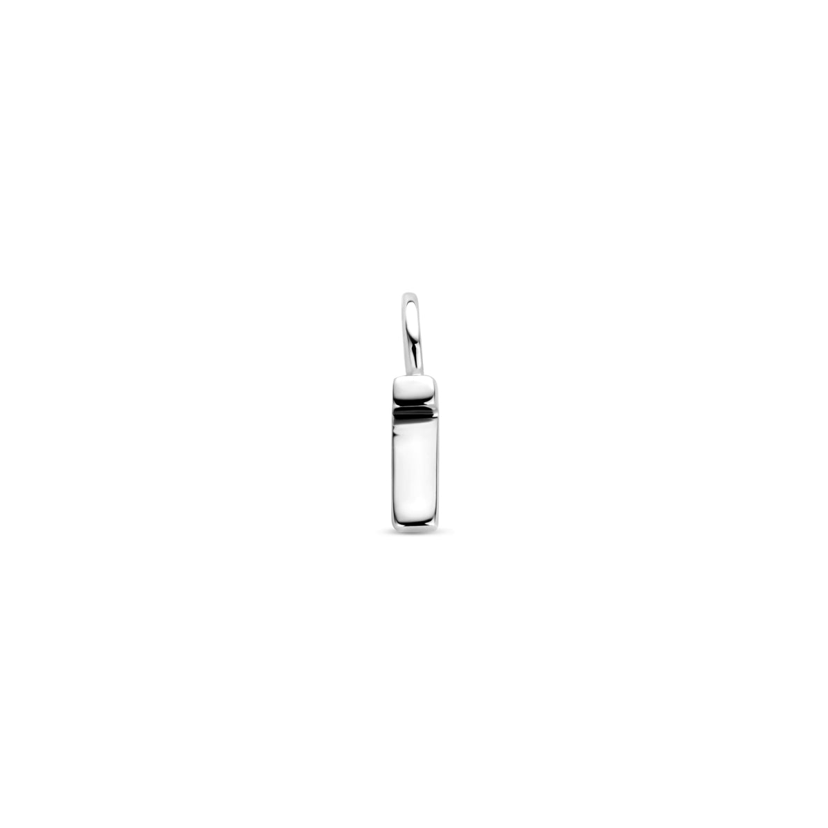 Oorringhanger letter T 6 mm zilver #Letter_T