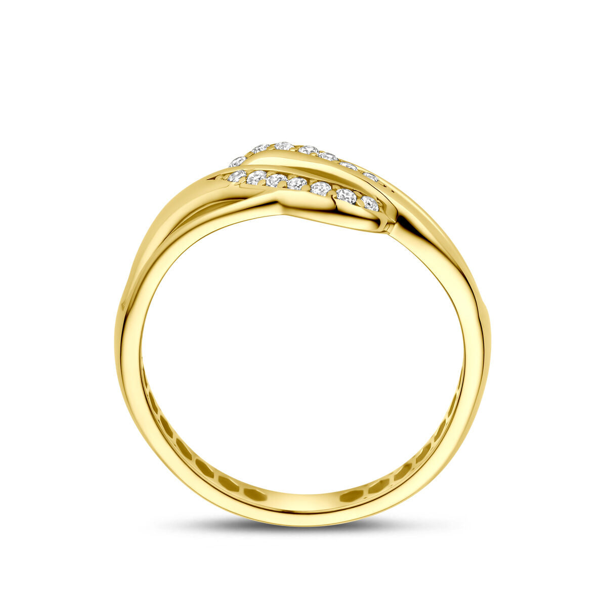 Fantasy Collection Ring zirkonia 14K geelgoud