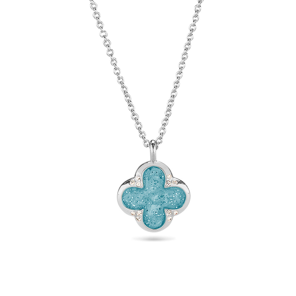 See You Klaverhanger voor as in zilver met collier – 143 – afbeelding 1