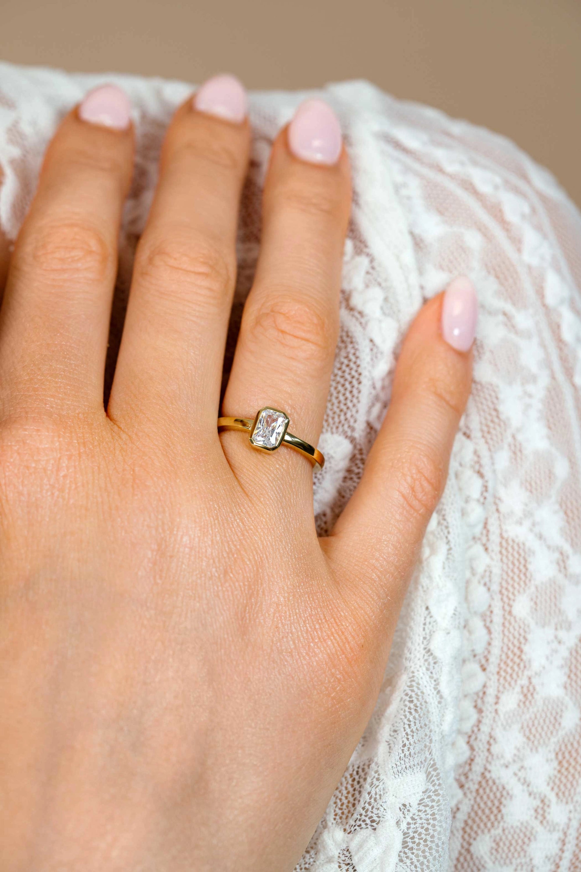 ZINZI Verguld Zilveren Ring ZIR2899