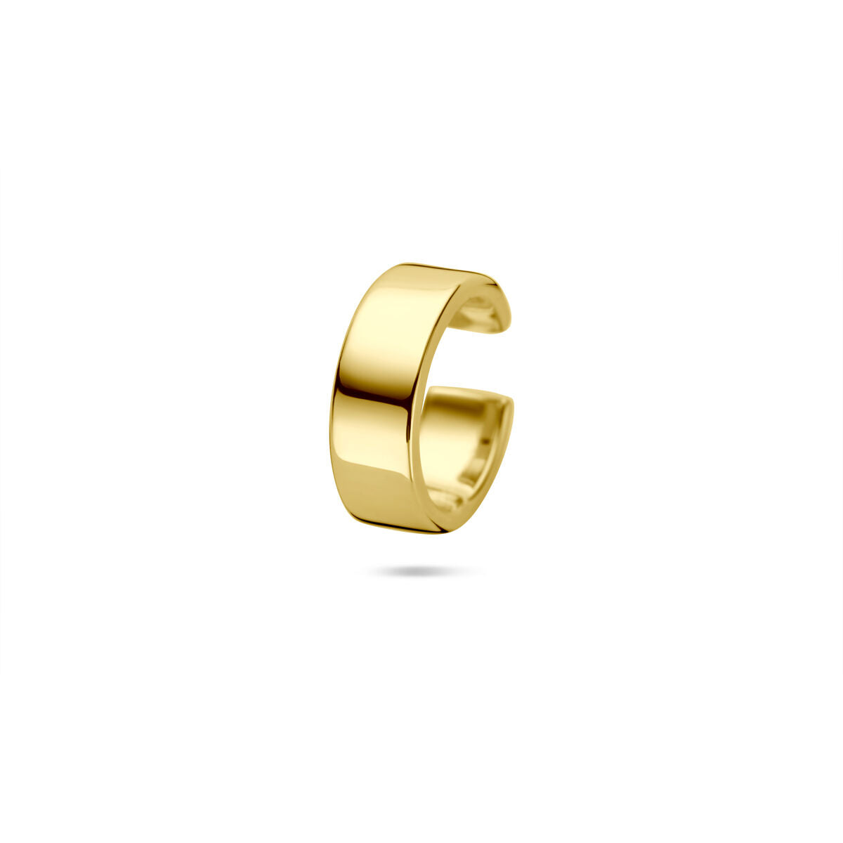 Zilveren vergulde (geel) ear cuff 13,5 mm 1 micron - 2104085 - PansiteNederland.nl