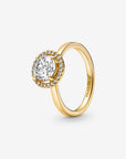 Pandora 14k Goud Vergulde Sparkling Halo ring 161234C01 - PansiteNederland.nl
