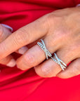 Zinzi ring ZIR1360 - Zilver 925 - Zirkonia