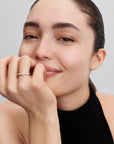 Pandora Ring hart chakra wit 163088C01