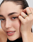 Pandora Ring hart chakra wit 163088C01