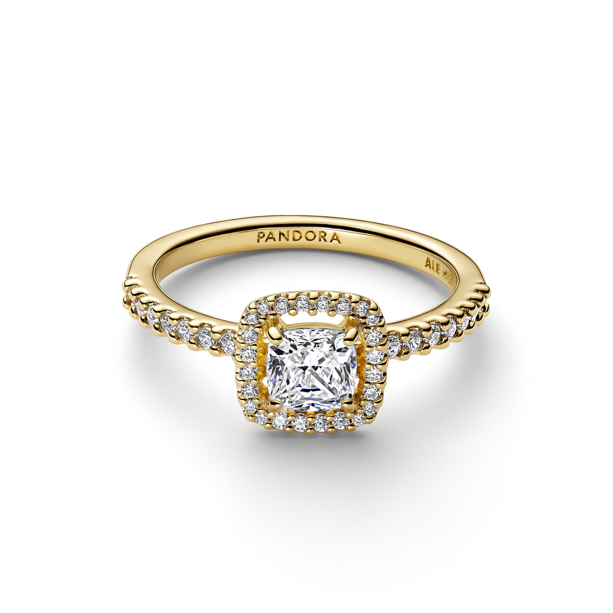 Pandora Pavé Strik Ring Goud 163555C01