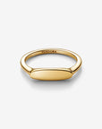 Pandora Ring met graveerbaar staafje 163986C00
