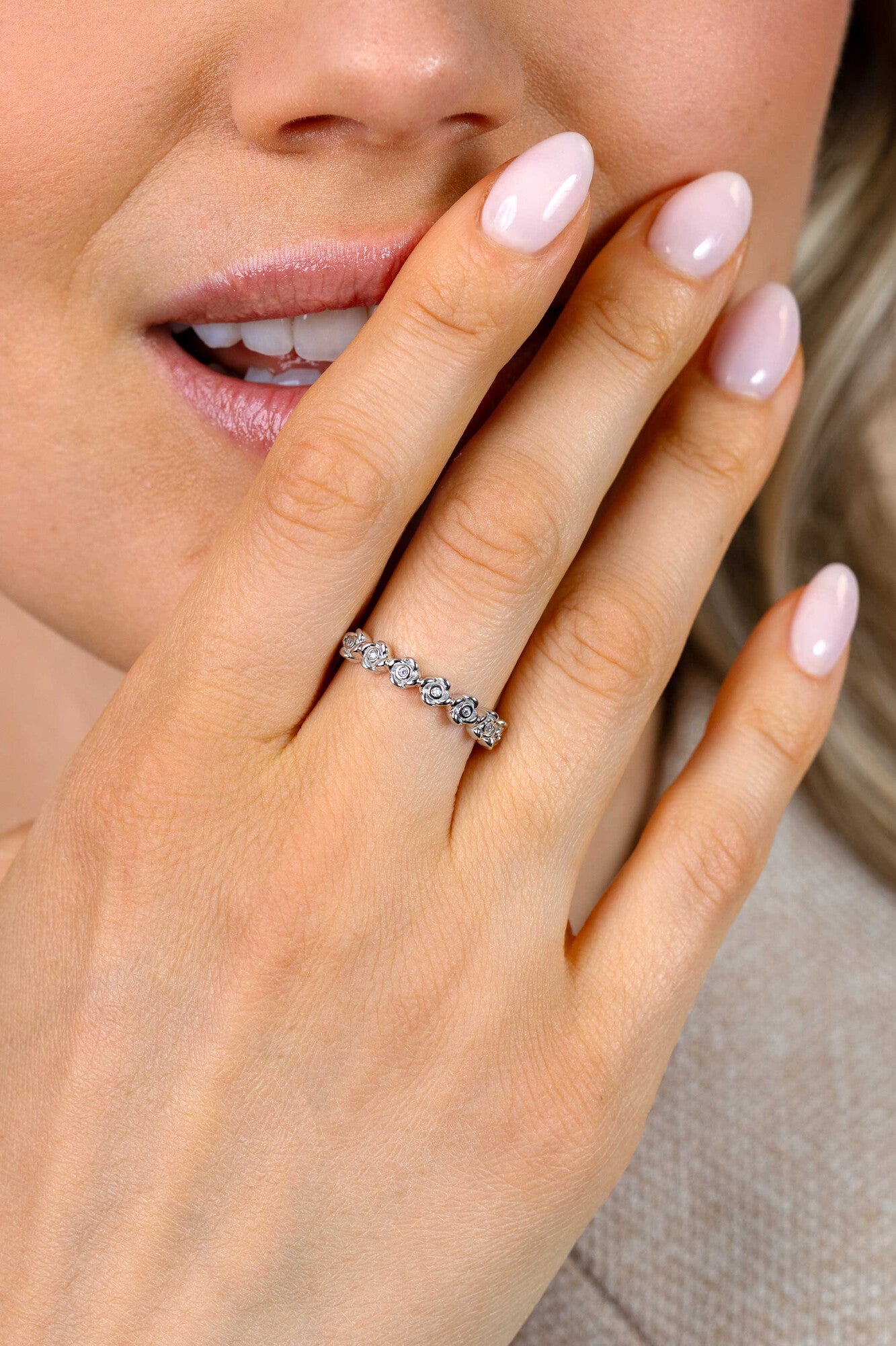 ZINZI Zilveren Ring met Witte Zirkonia ZIR2873
