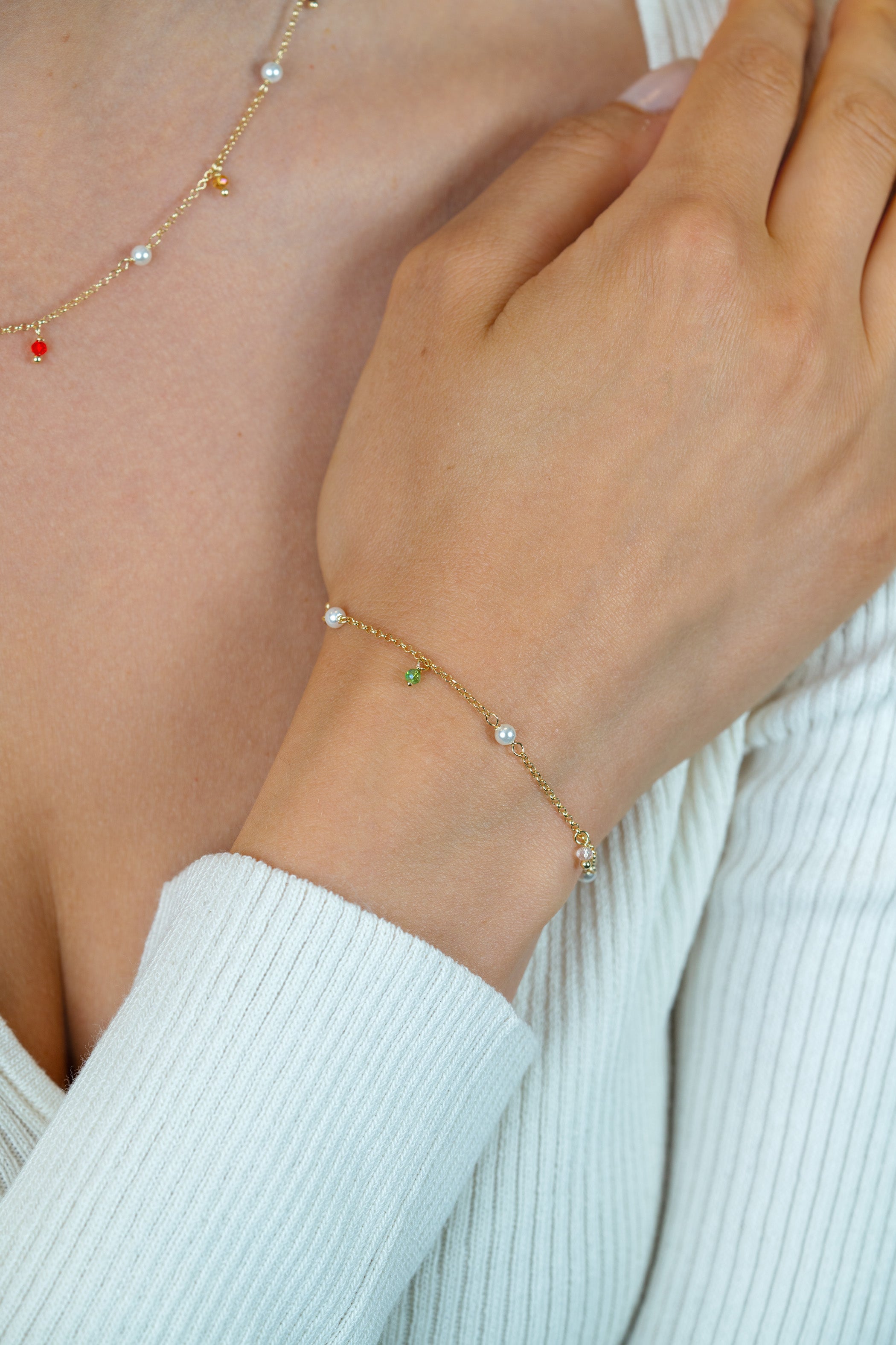 ZINZI Verguld Zilveren Armband 17-20cm - ZIA2705G