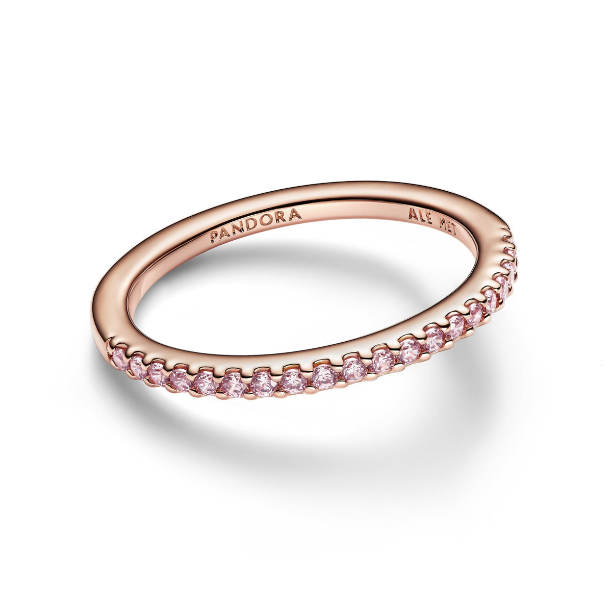 Pandora Sprankelende roze pavé bandring roségoudverguld 182999C01